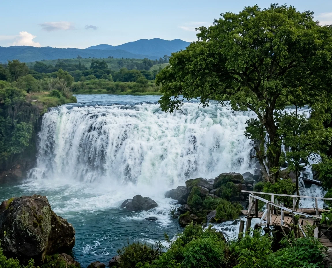 THE NIAGARA OF MEXICO
Copyright, Underwood