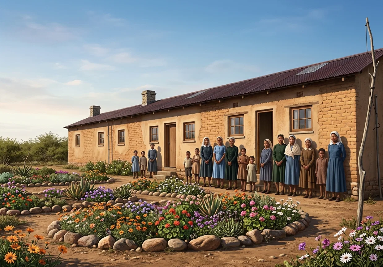 GIRLS' HOME AND DINING-ROOM, BULUWAYO MISSION STATION