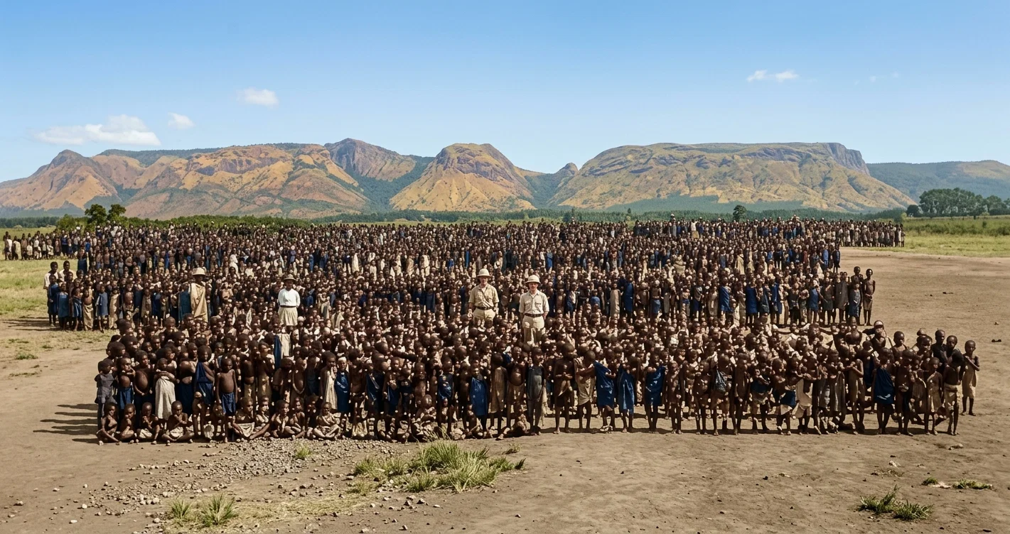 THE SIX HUNDRED NATIVE CHILDREN WHO ASKED ADMITTANCE TO ONE OF OUR MISSION SCHOOLS IN EAST AFRICA, BUT FOR LACK OF ROOM WERE DENIED