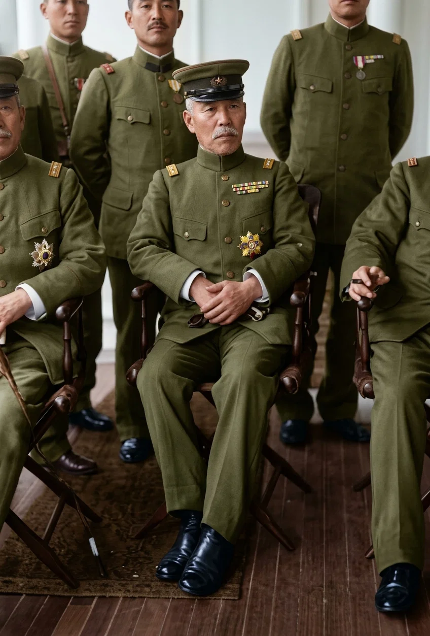 Kuroki, one of the famous Japanese generals of the Russo-Japanese War, taken while on his visit to this country after the war.