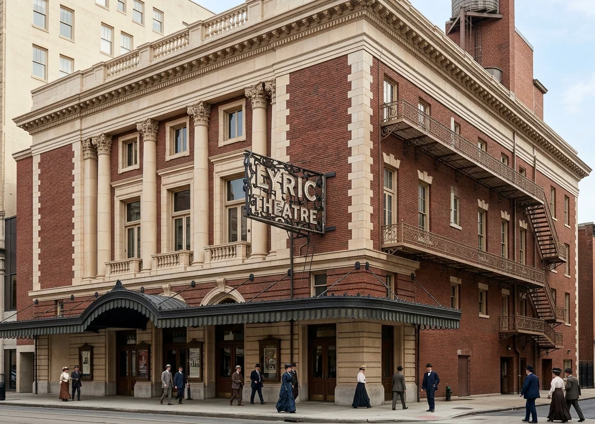 Lyric Theater, Philadelphia, where a part of the meetings were held.
