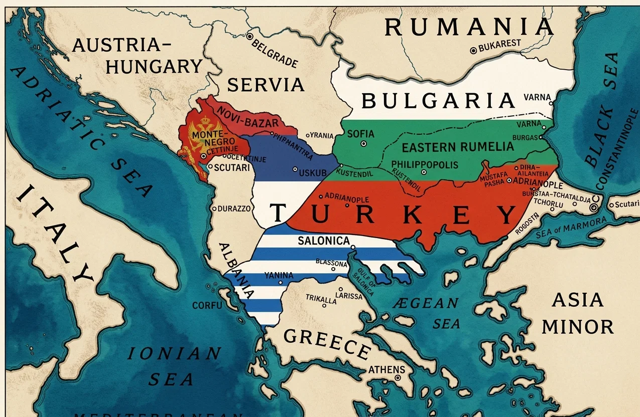 THE BRILLIANT CAMPAIGN OF THE ALLIED BALKAN STATES AGAINST TURKEY