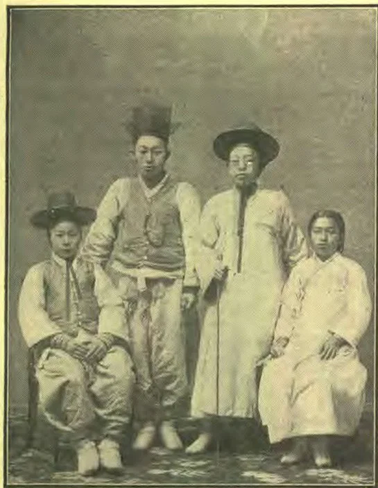Korean Men in Native Dress.