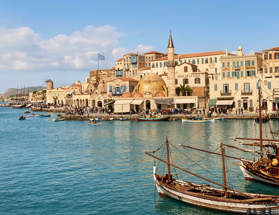 Canea, a City in Crete.