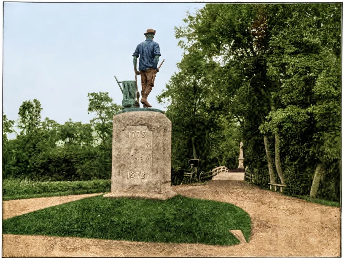 "THE MINUTE MAN," CONCORD, MASS.