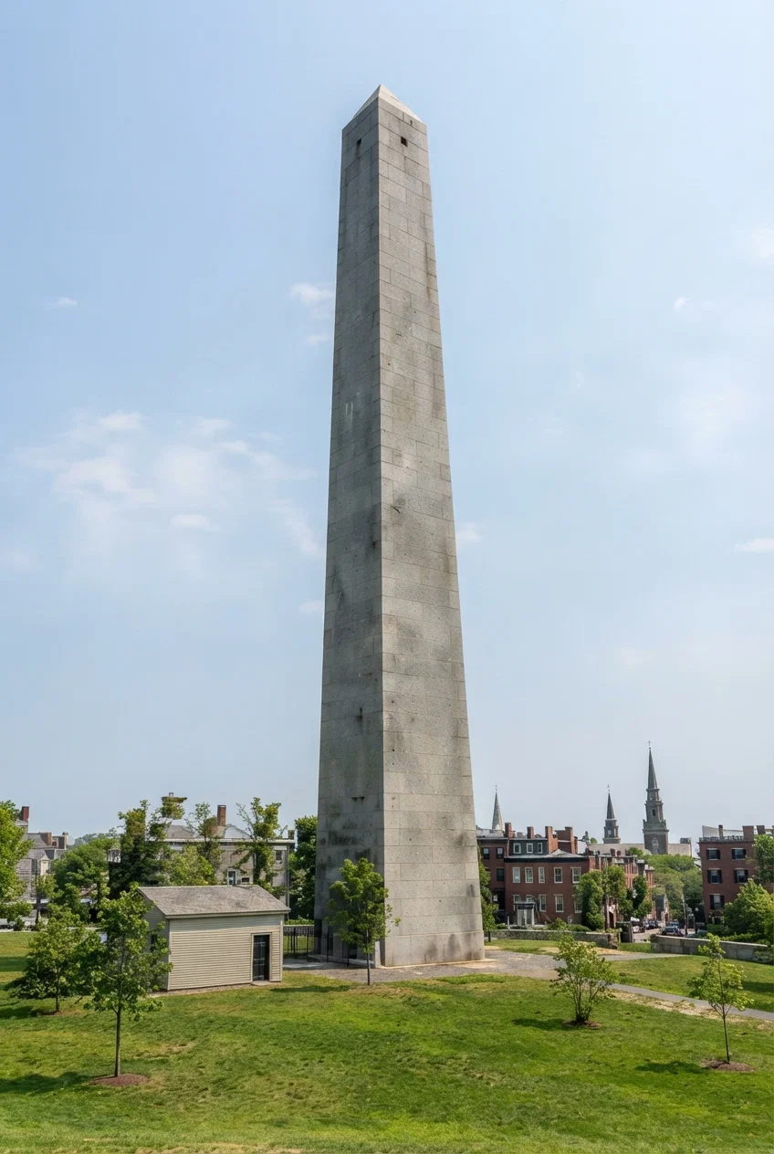 Bunker Hill Monument, Breed's Hill, Boston.