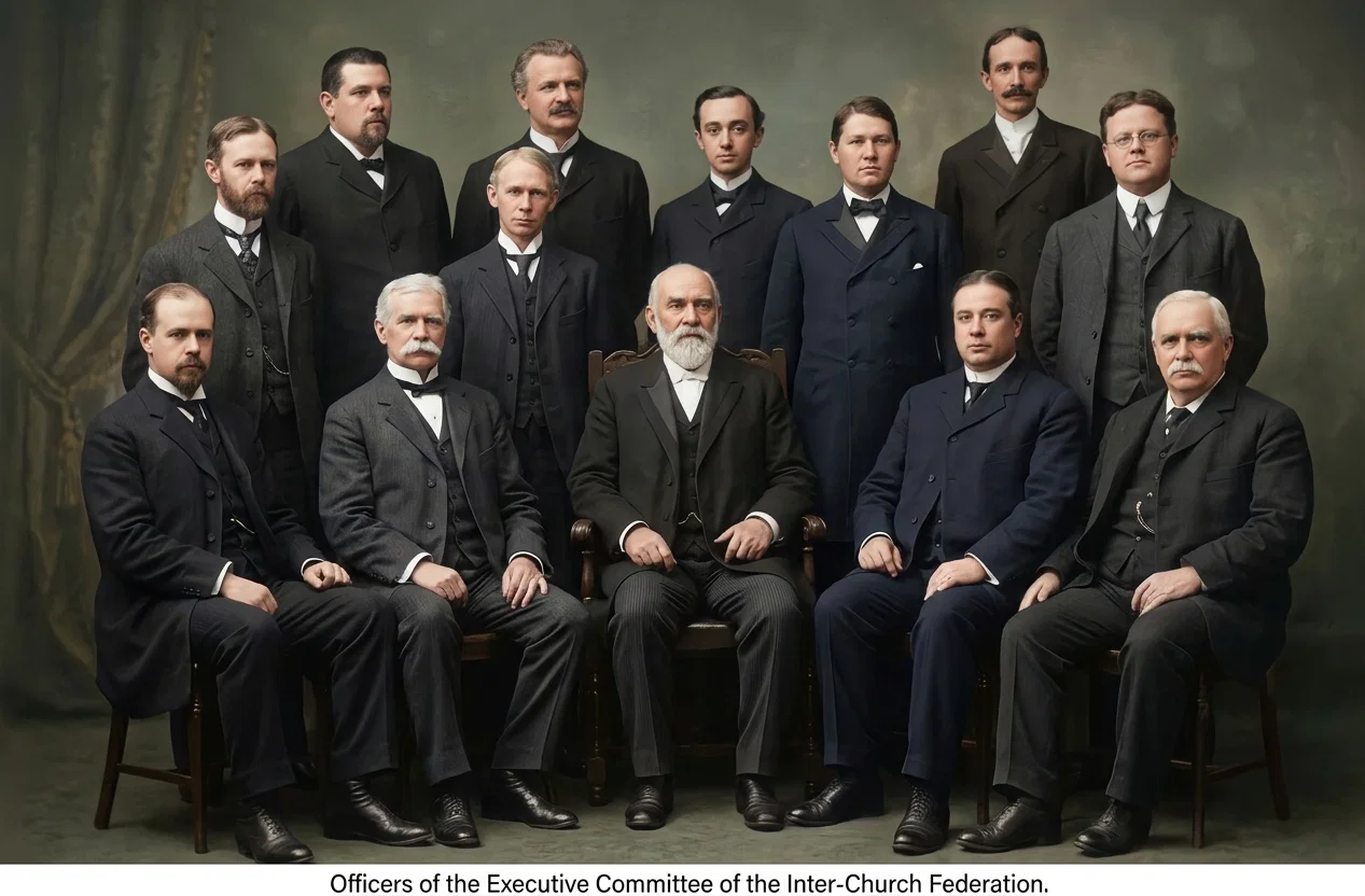 Officers of the Executive Committee of the Inter-Church Federation.