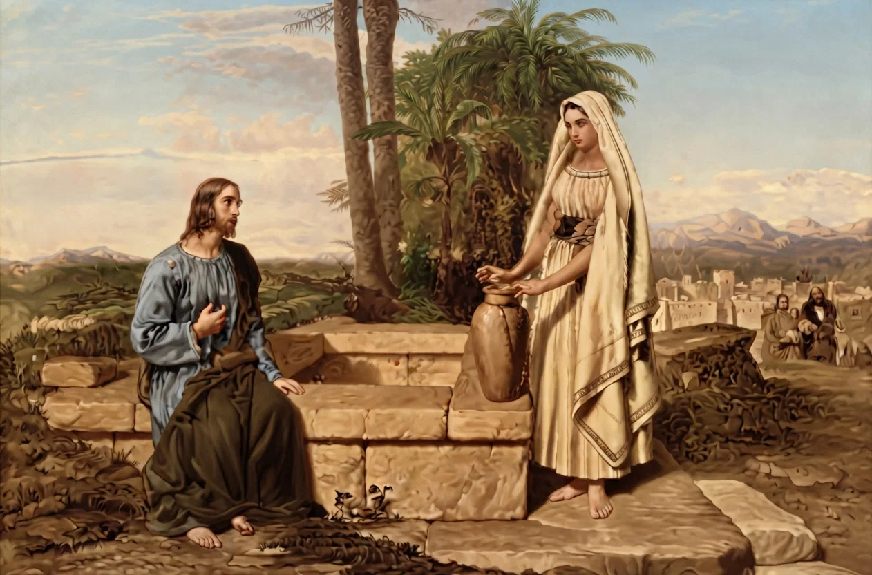 JESUS AND THE WOMAN OF SAMARIA
