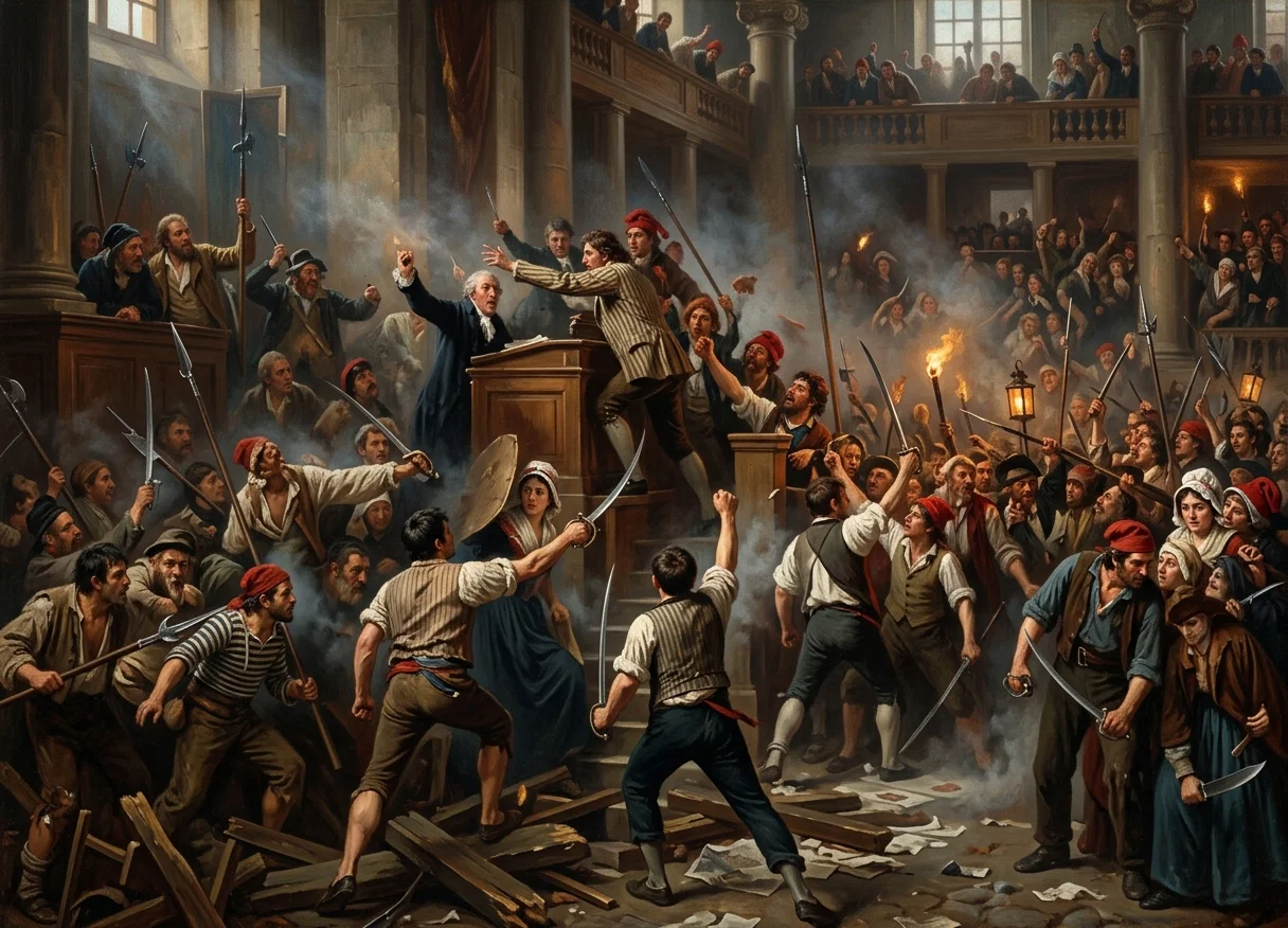 SCENE IN THE FRENCH REVOLUTION.