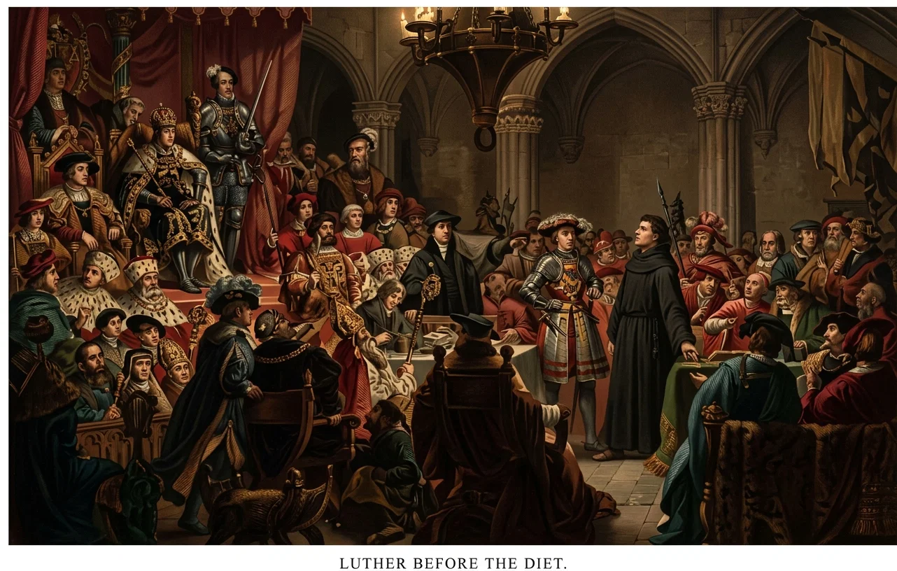LUTHER BEFORE THE DIET.