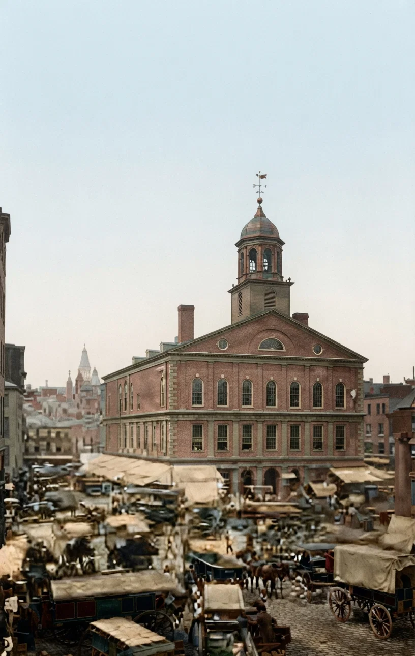 Faneuil Hall, Cradle of Liberty, Boston, Mass.