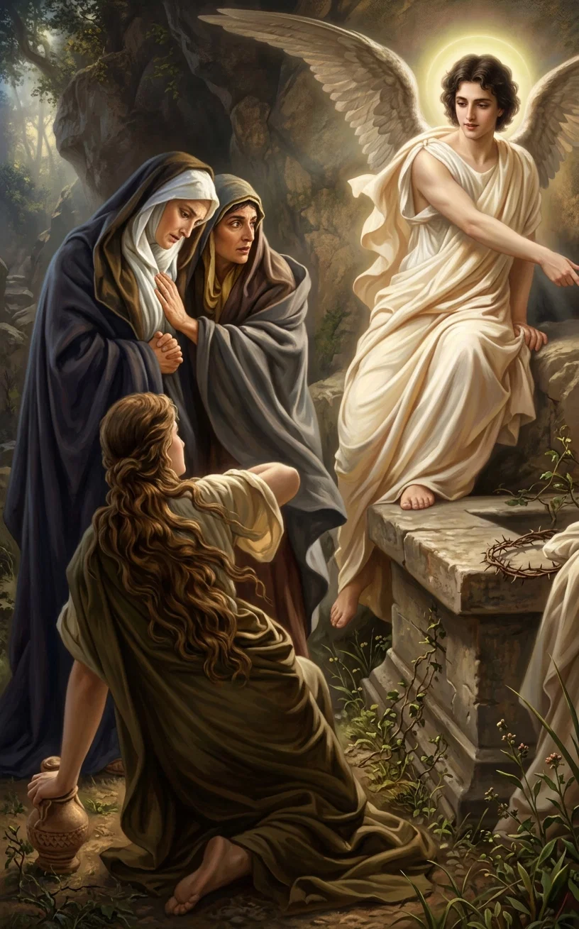 “He is not here; for He is risen, as He said. Come, see the place where the Lord lay.”