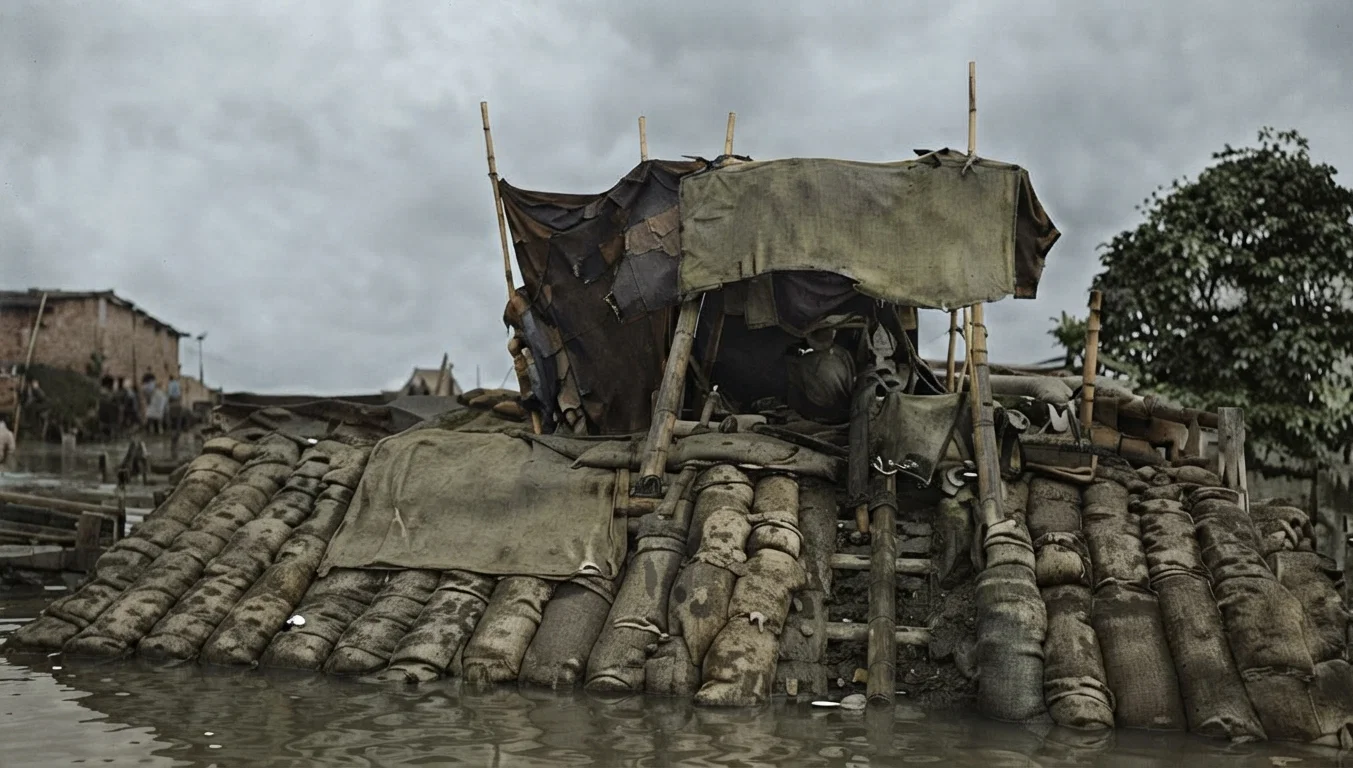 ON THE HOUSETOP IN THE CHINA FLOOD