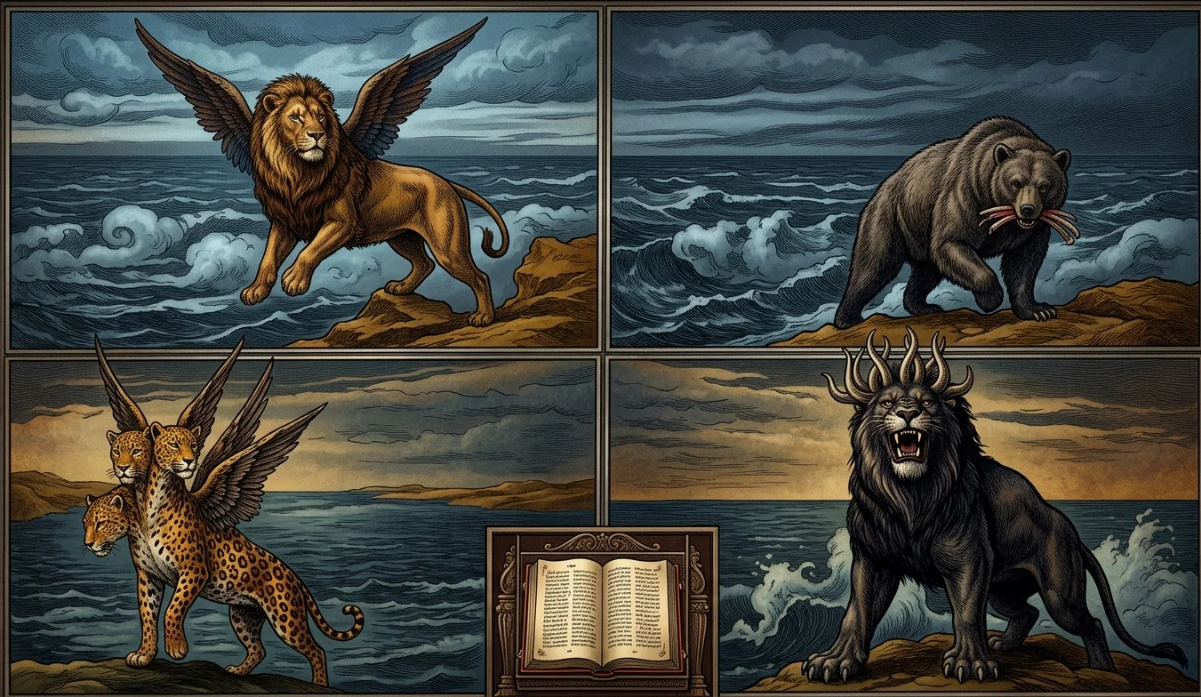 THE FOUR BEASTS OF DANIEL 7