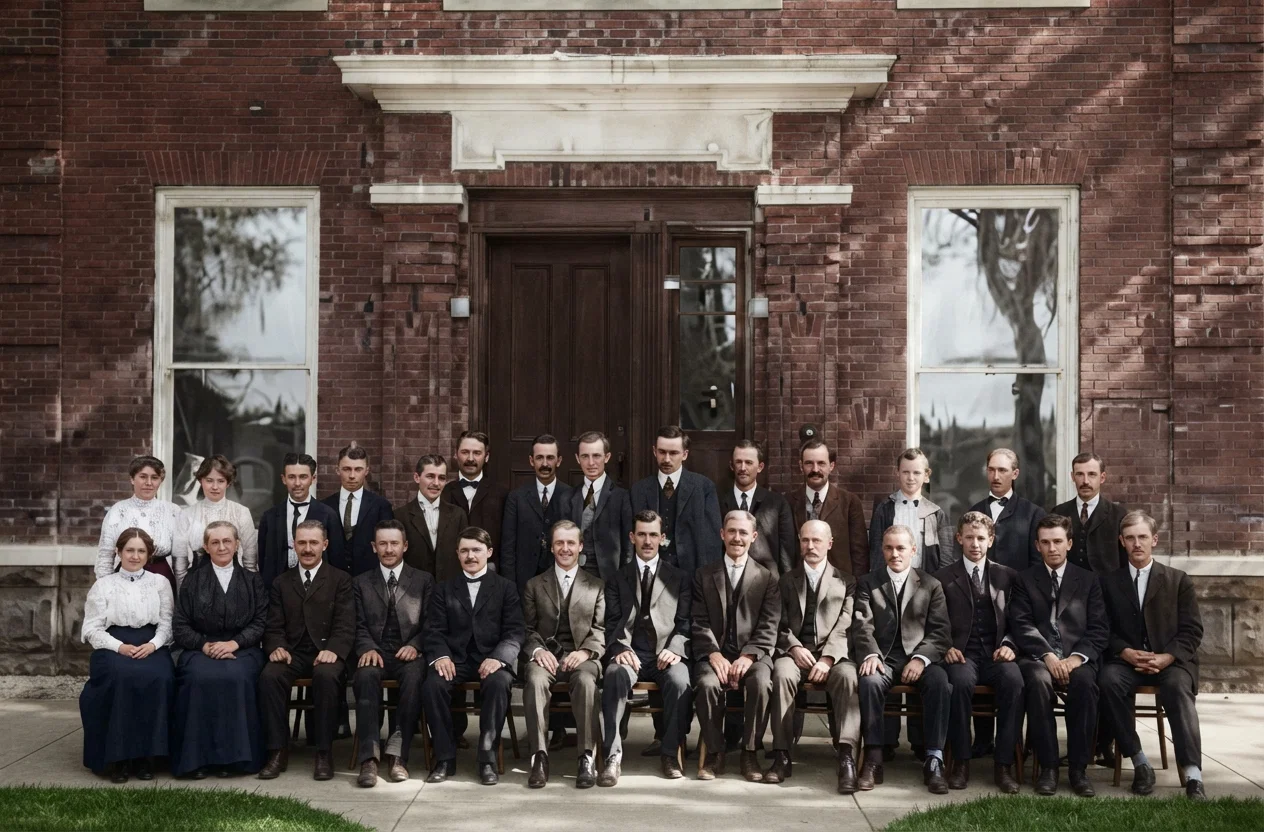 Employees of the International Branch of the Pacific Press Publishing Association, Brookfield, Illinois