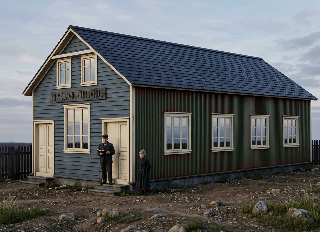 OUR FIRST MEETING-HOUSE IN ICELAND, AT REYKJAVIK