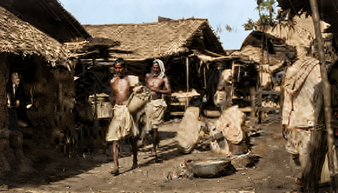 A Bazaar in an Indian Village.
