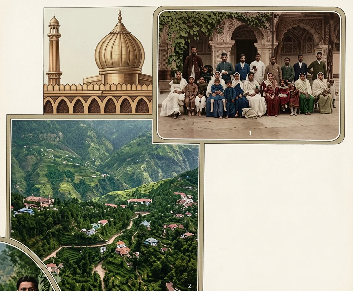 1. GROUP OF HINDUSTANI BELIEVERS, NORTH INDIA
2. MUSSOORIE, HILL STATION IN THE HIMALAYAS, WHERE OUR MOUNTAIN SANITARIUM IS LOCATED
