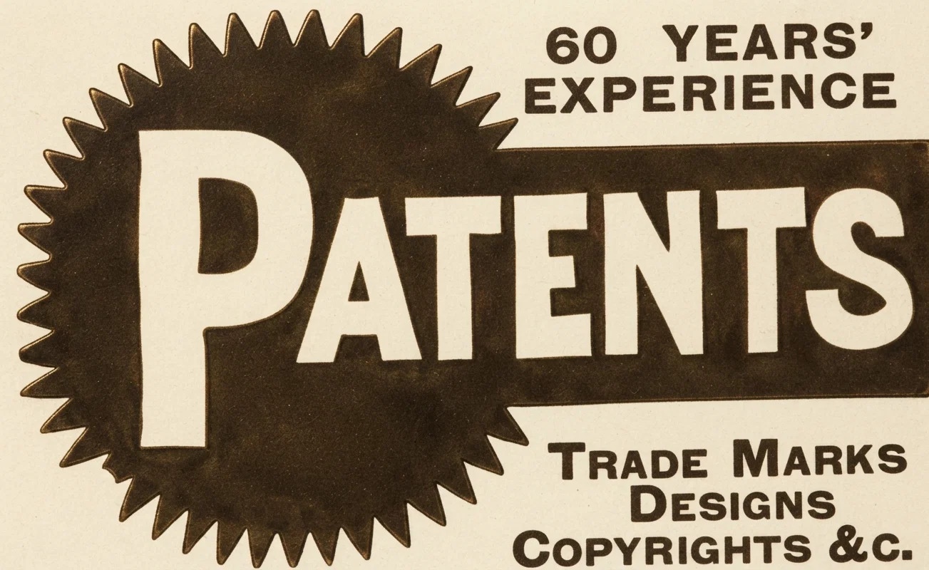 60 YEARS' EXPERIENCE PATENTS TRADE MARKS DESIGNS COPYRIGHTS &C.