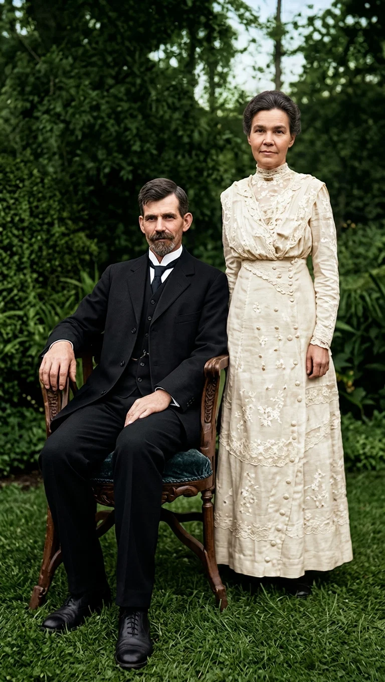 Pastor G. W. Pettit, superintendent of our Bombay mission, and his wife.