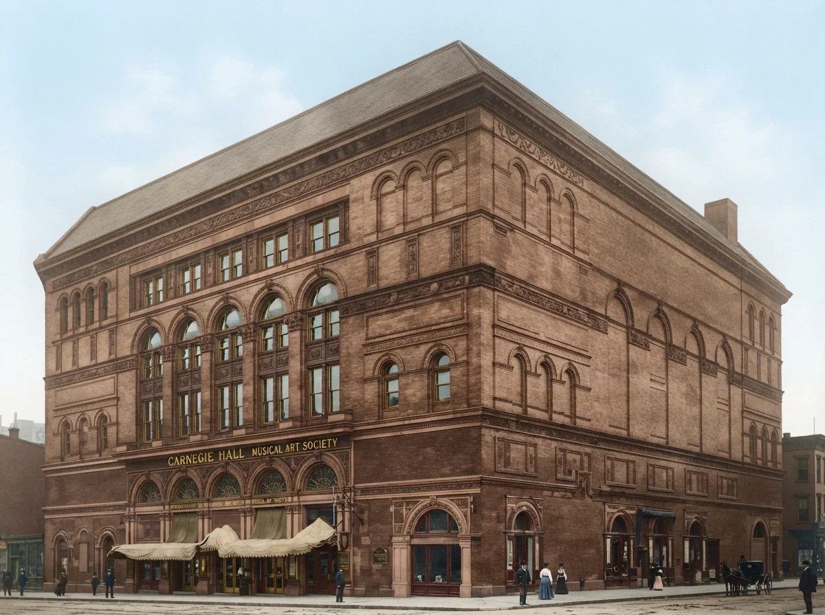 Carnegie Hall, New York, where the great Congress was held.