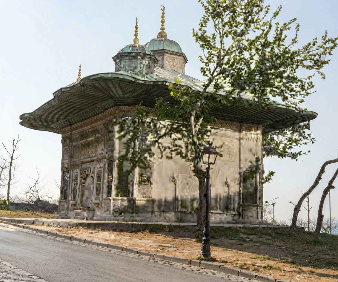 Fountain of Sultan Ahmed, typical of all the "Tsheshmes"