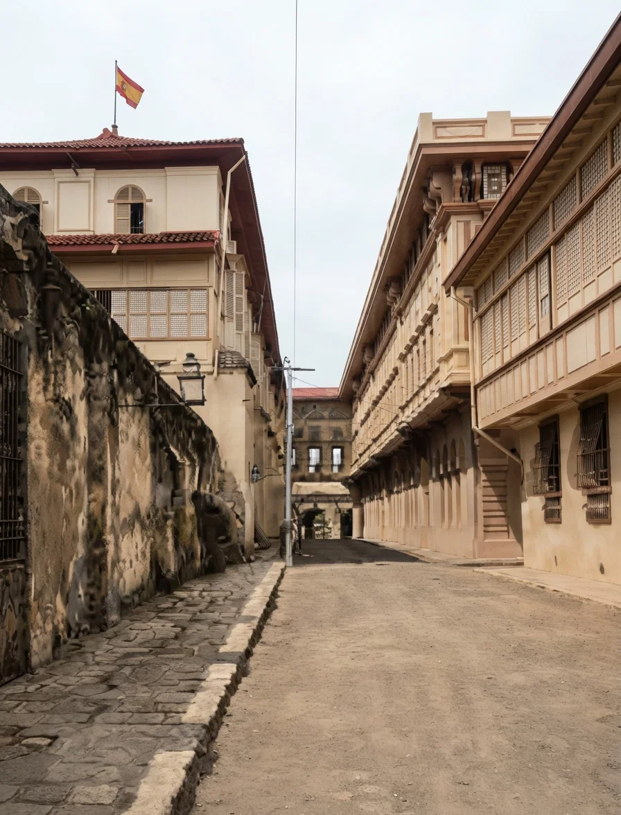 Typical Street in Manila.