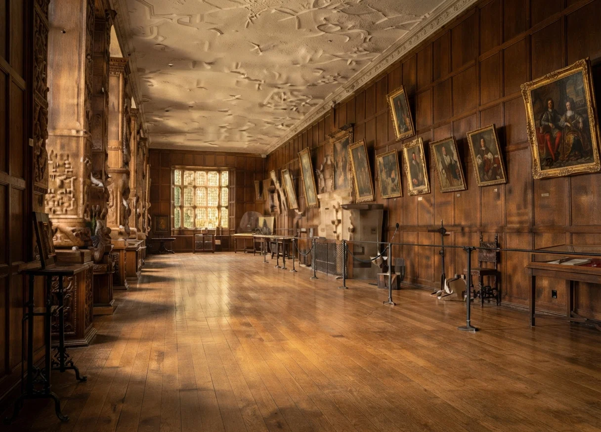 Art Gallery in Aston Hall, England.