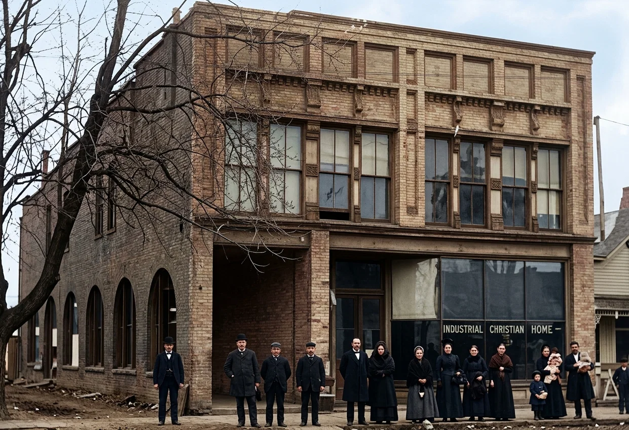 The Industrial Christian Home, Ogden, Utah.—Front View.
