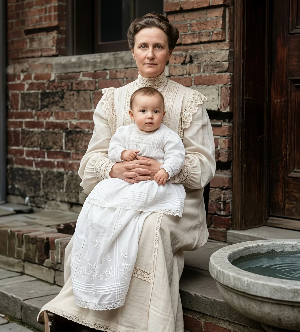 Dr. Mrs. Selmon and Baby Ruth
in American Dress