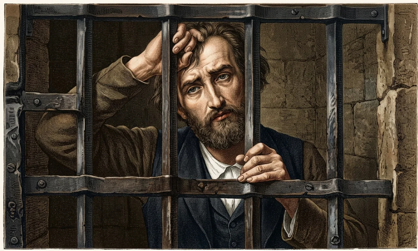 IN PRISON FOR CONSCIENCE’ SAKE