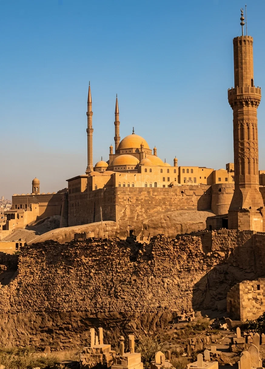 A VIEW IN CAIRO, EGYPT