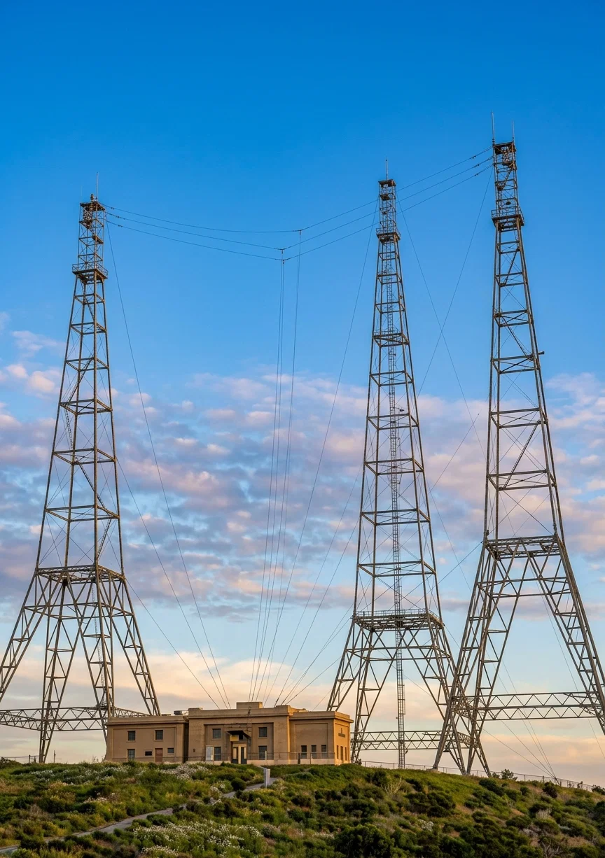 Recently, while in San Diego, California, I saw the great government wireless station from which are sent across the Pacific Ocean messages.