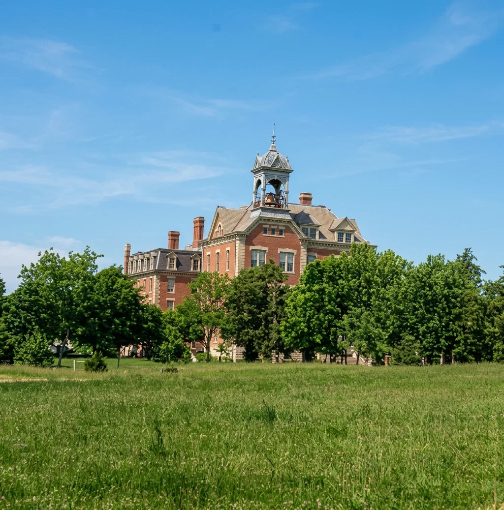 COLLEGE BUILDING AT COLLEGE PLACE,
WASHINGTON