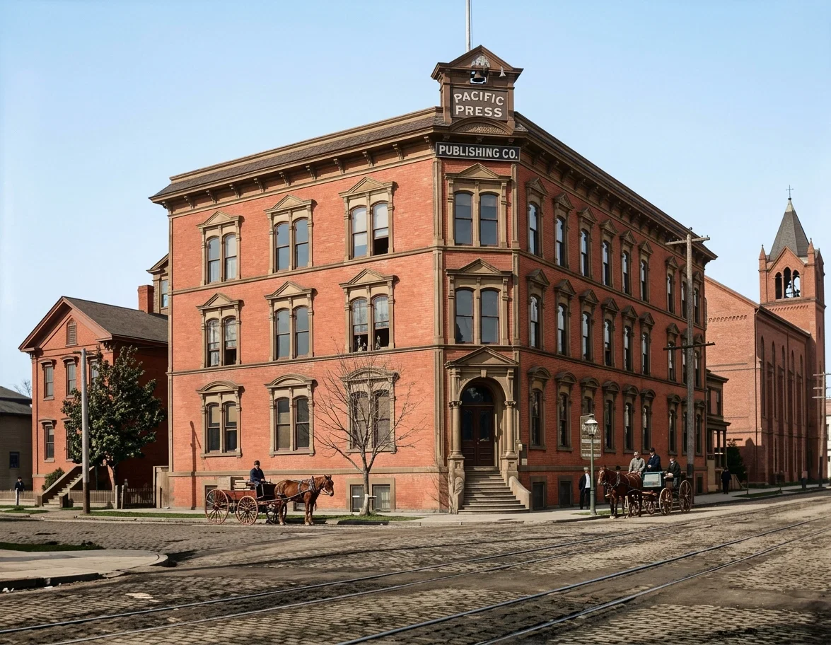 Pacific Press, Home of the "Signs of the Times," 1899.