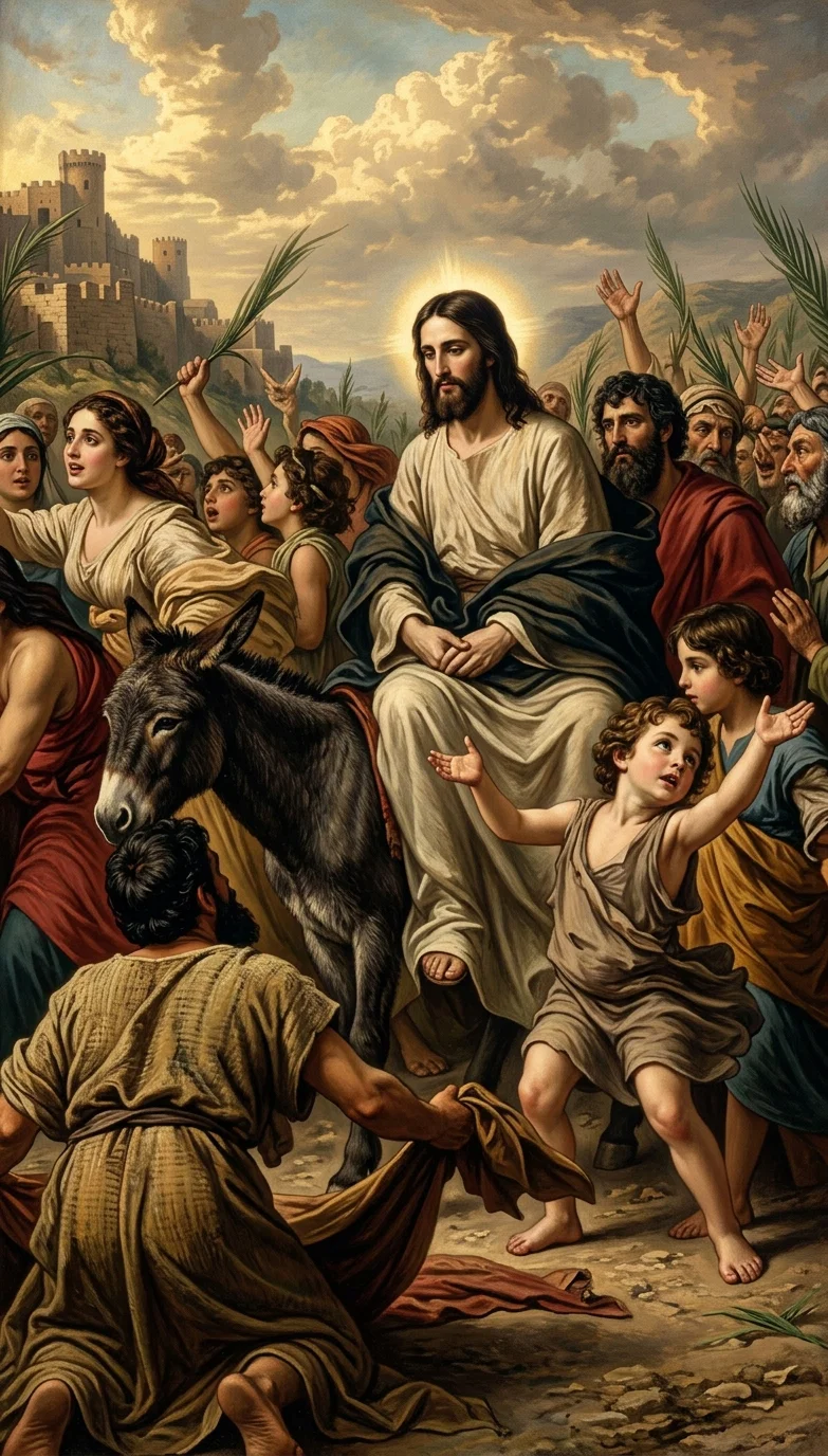 THE ENTRY INTO JERUSALEM.