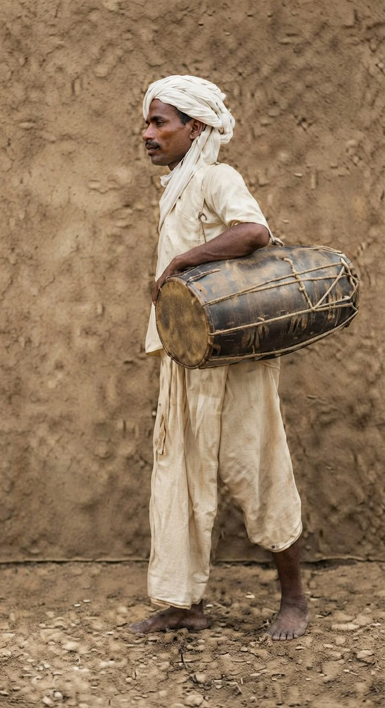 An Indian Town Crier.