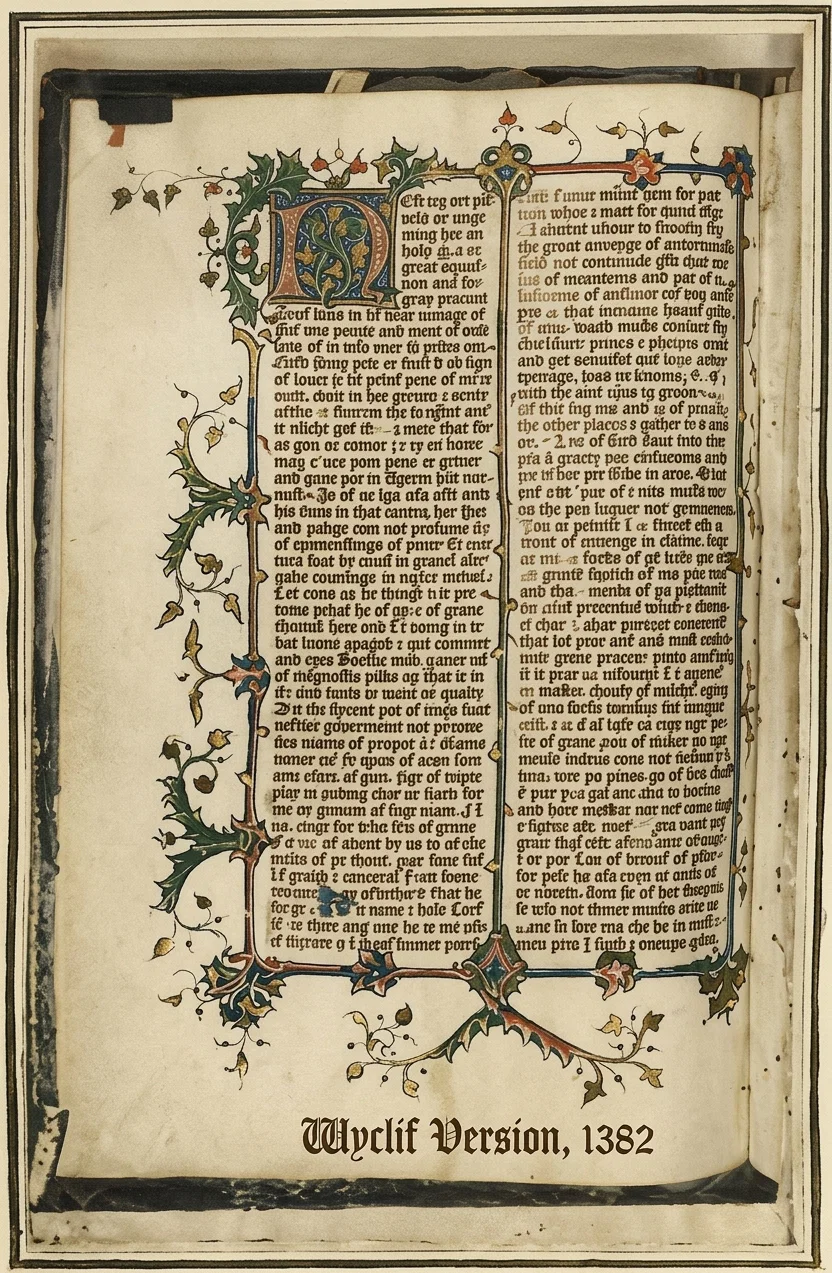 Wyclif Version, 1382