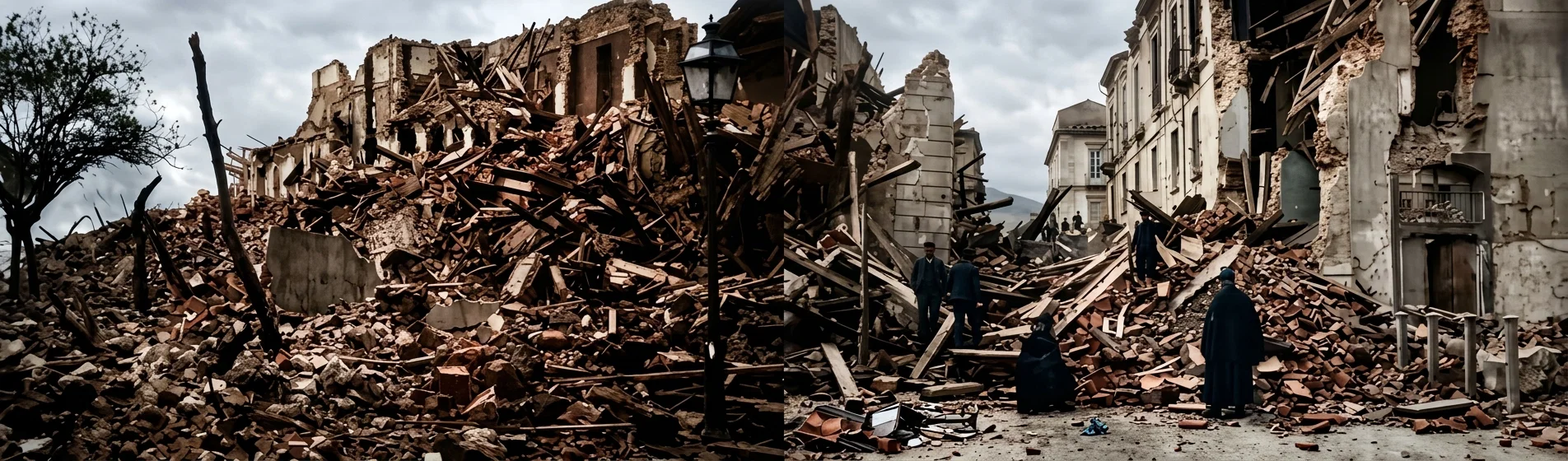 A Pile of Ruins, Reggio. Palace of the Prefect, Reggio.