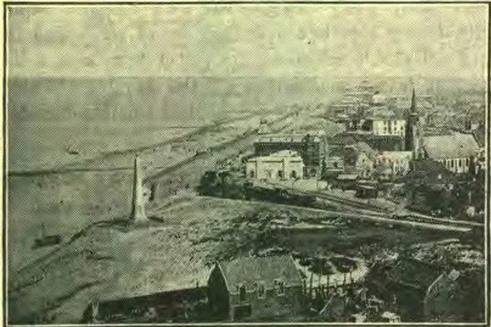 General Vice of Scheveningen Beach with the Various Grand Hotels Where Many of the Delegates Live.