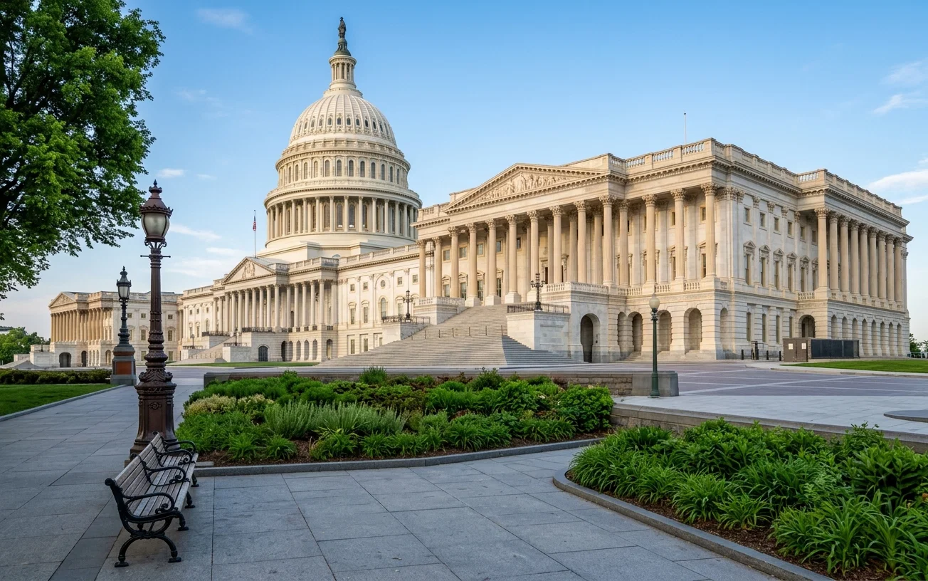 THE CAPITOL, FROM THE NORTHEAST