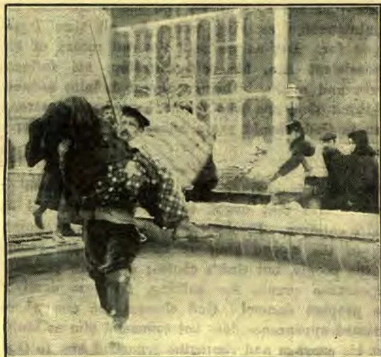 A sick woman rescued at Alfortville