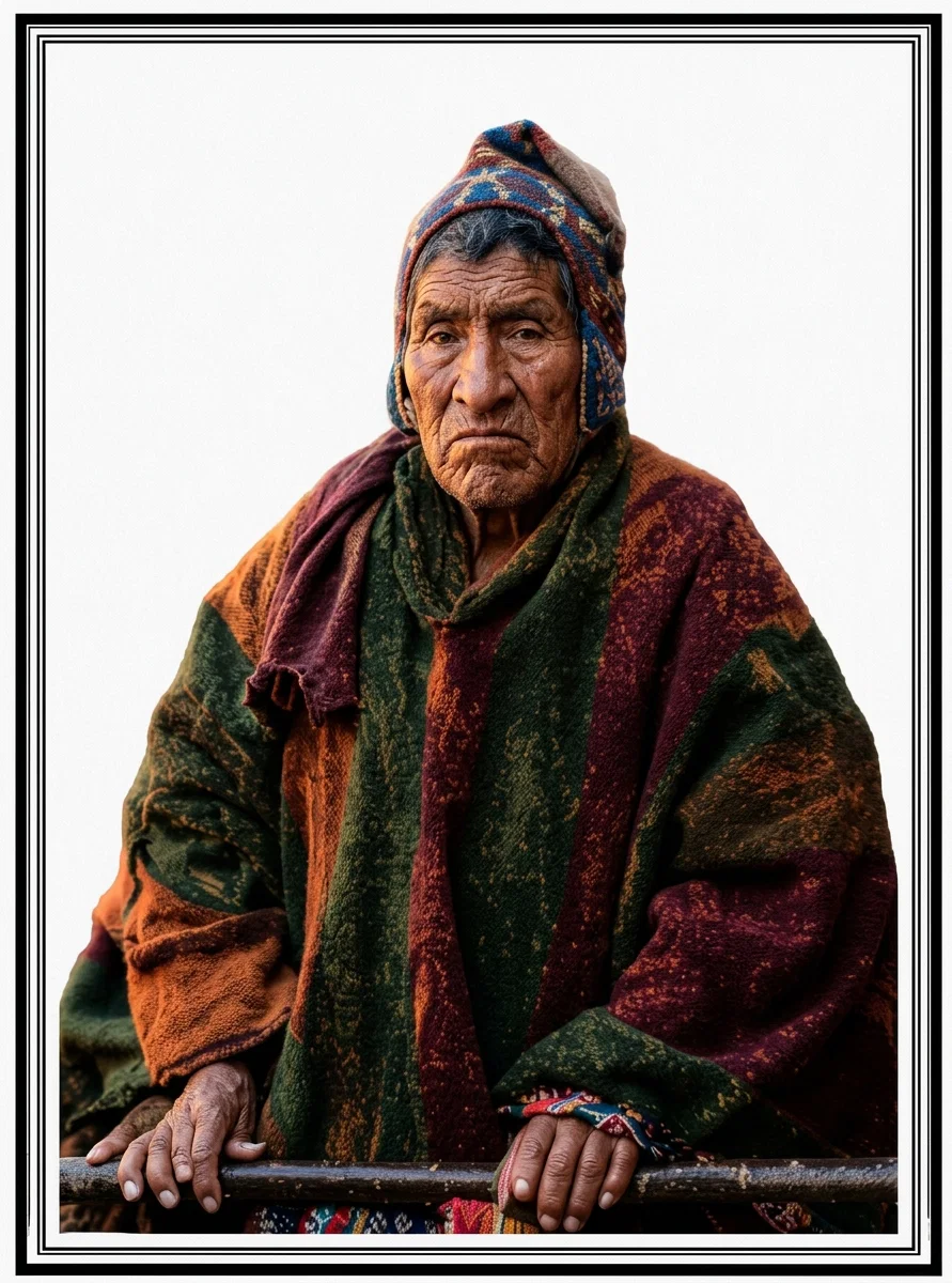 AN OLD INDIAN OF BOLIVIA