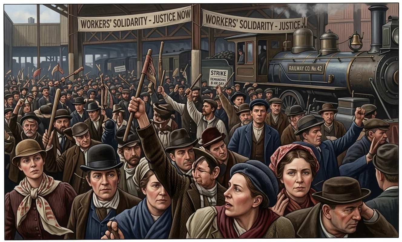 A RAILWAY STRIKE