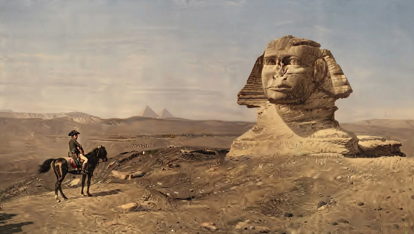 NAPOLEON AND THE SPHINX.