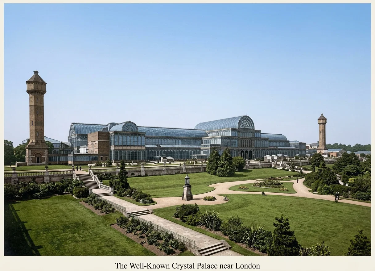 The Well-Known Crystal Palace near London