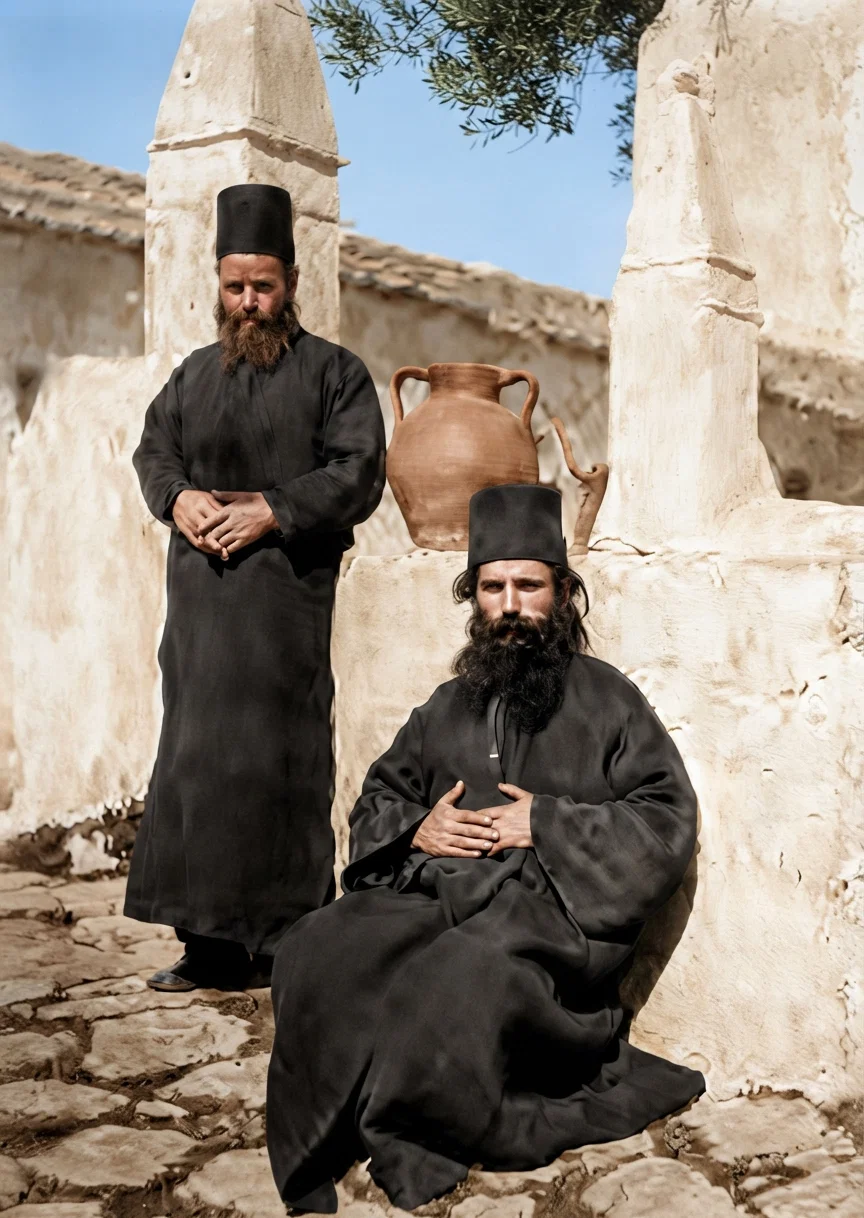 The Common Priests, who receive no pay, but live off the charities of the people, the fees they collect for petty services, and the sale of articles used by worshipers in their devotions.