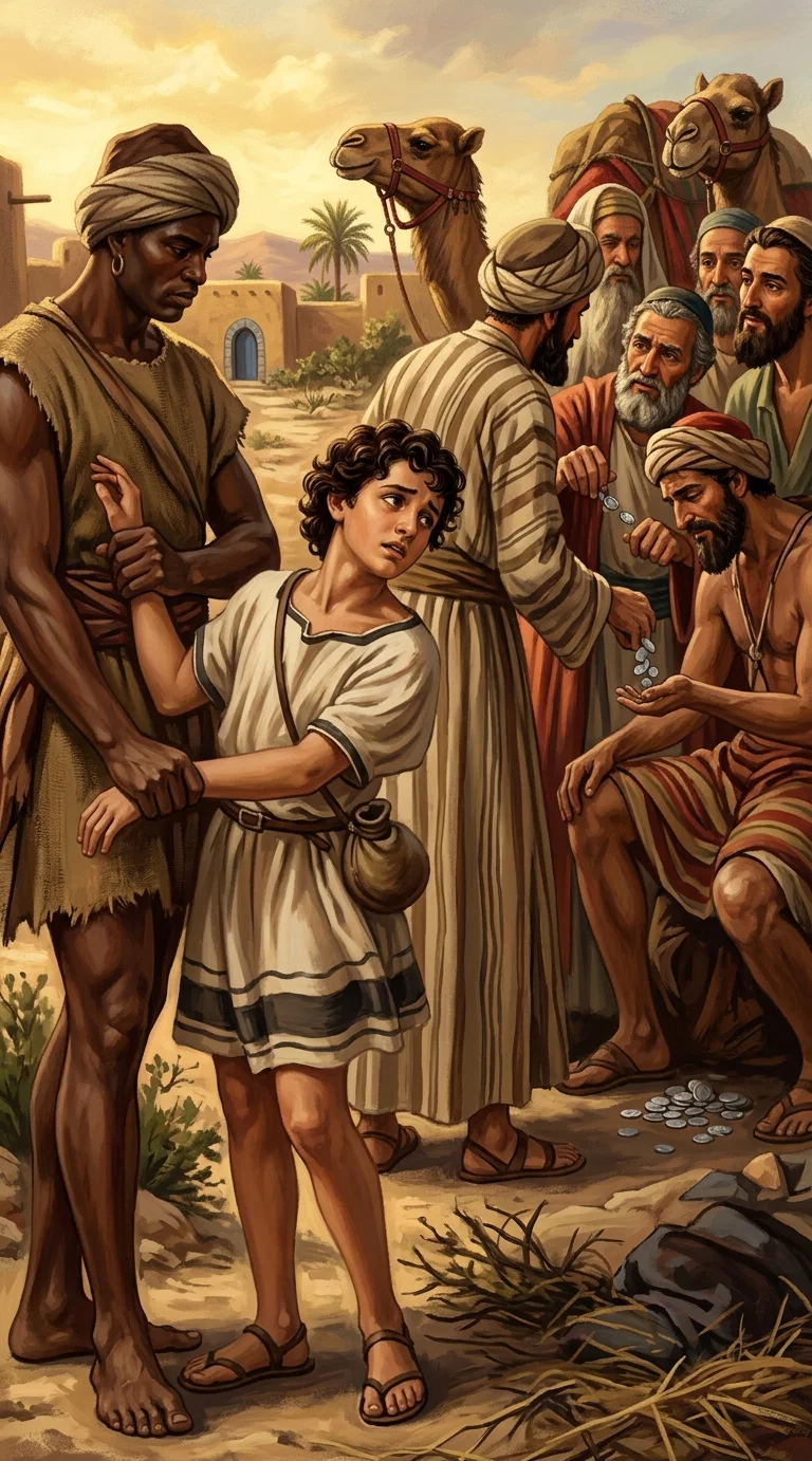JOSEPH SOLD INTO EGYPT.