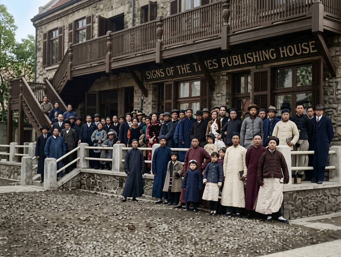 At the dedication of the Signs of the Times Publishing House, March 9, 1913