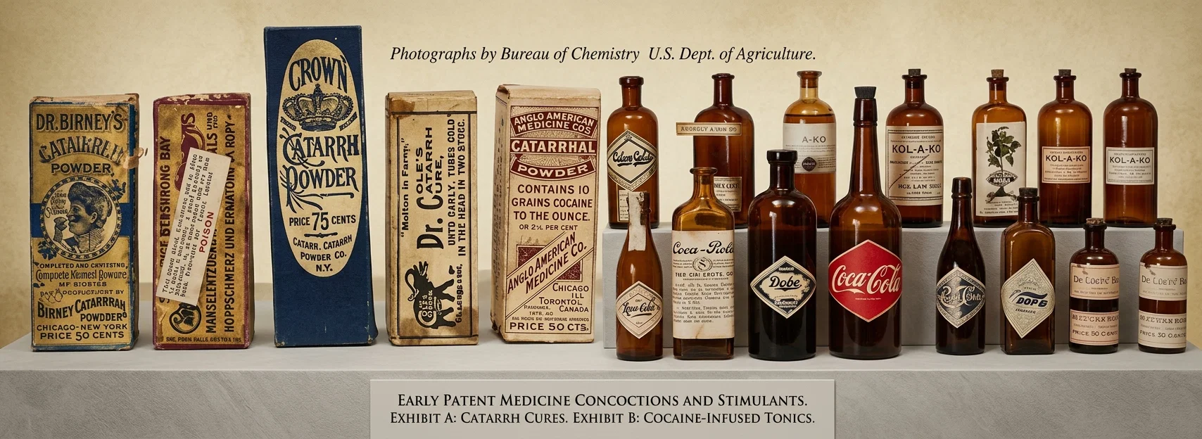 CATARRH CURES WHICH CONTAIN COCAIN — SOME ALLURING FORMS OF STIMULANTS